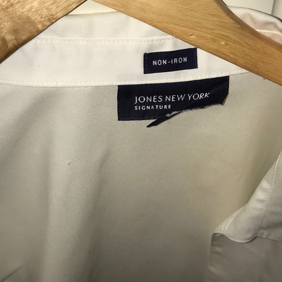 White button down (jones NY) - Picture 2 of 3